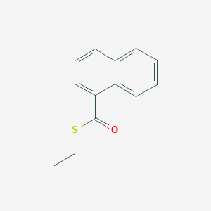 molecular formula C13H12OS B14409393 S-Ethyl naphthalene-1-carbothioate CAS No. 85908-64-1