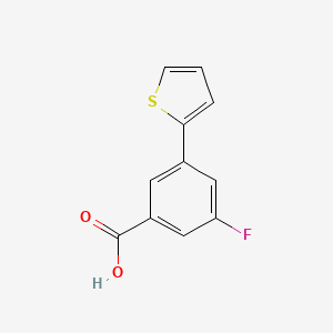 B1440940 3-Fluoro-5-(thiophen-2-yl)benzoic acid CAS No. 1261937-31-8