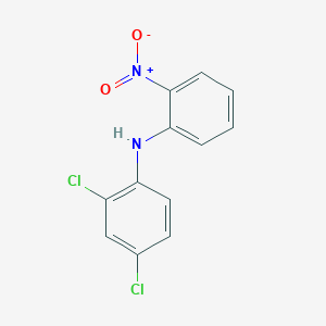 molecular formula C12H8Cl2N2O2 B14409403 2,4-Dichloro-N-(2-nitrophenyl)aniline CAS No. 86514-69-4