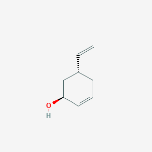 molecular formula C8H12O B14409414 (1S,5R)-5-Ethenylcyclohex-2-en-1-ol CAS No. 81457-32-1