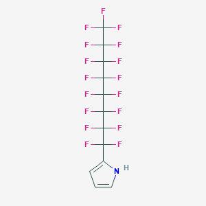 1H-Pyrrole, 2-(heptadecafluorooctyl)-