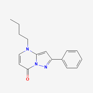 4-Butyl-2-phenylpyrazolo[1,5-a]pyrimidin-7(4H)-one