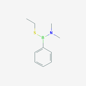 1-(Ethylsulfanyl)-N,N-dimethyl-1-phenylboranamine