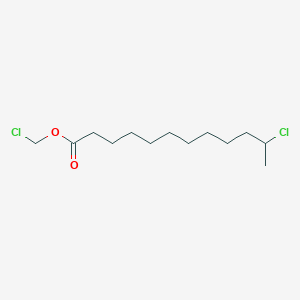 molecular formula C13H24Cl2O2 B14409501 Chloromethyl 11-chlorododecanoate CAS No. 80419-07-4