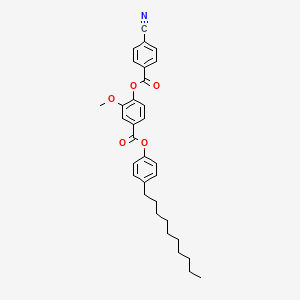 4-Decylphenyl 4-[(4-cyanobenzoyl)oxy]-3-methoxybenzoate