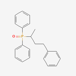 molecular formula C22H23OP B14409525 Oxo(diphenyl)(4-phenylbutan-2-yl)-lambda~5~-phosphane CAS No. 86105-34-2