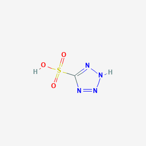 molecular formula CH2N4O3S B14409529 2H-tetrazole-5-sulfonic acid CAS No. 82986-47-8