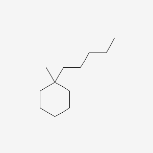 molecular formula C12H24 B14409531 Cyclohexane, methylpentyl- CAS No. 82162-03-6