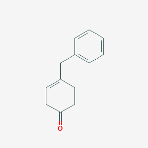 molecular formula C13H14O B14409542 4-Benzylcyclohex-3-en-1-one CAS No. 81842-18-4