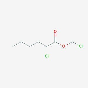 molecular formula C7H12Cl2O2 B14409586 Chloromethyl 2-chlorohexanoate CAS No. 80418-53-7