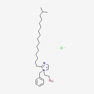 1-Benzyl-4,5-dihydro-1-(2-hydroxyethyl)-2-(15-methylhexadecyl)-1H-imidazolium chloride