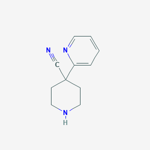 B1440961 4-(Pyridin-2-yl)piperidine-4-carbonitrile CAS No. 767263-33-2