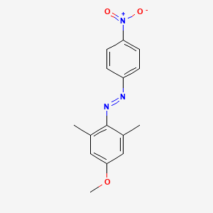 (E)-1-(4-Methoxy-2,6-dimethylphenyl)-2-(4-nitrophenyl)diazene