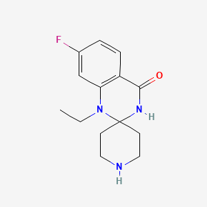 1'-ethyl-7'-fluoro-1'H-spiro[piperidine-4,2'-quinazolin]-4'(3'H)-one