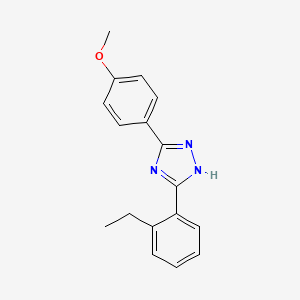 3-(o-Ethylphenyl)-5-(p-methoxyphenyl)-s-triazole