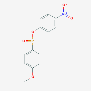 molecular formula C14H14NO5P B14409752 4-Nitrophenyl (4-methoxyphenyl)methylphosphinate CAS No. 81349-01-1