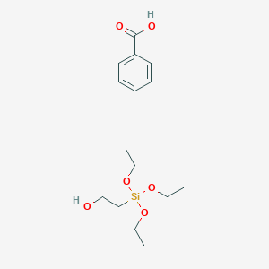 molecular formula C15H26O6Si B14409828 Benzoic acid;2-triethoxysilylethanol CAS No. 87441-02-9