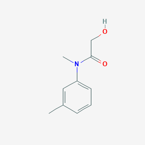 molecular formula C10H13NO2 B14409871 2-Hydroxy-N-methyl-N-(3-methylphenyl)acetamide CAS No. 80527-29-3