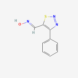 (NE)-N-[(4-phenylthiadiazol-5-yl)methylidene]hydroxylamine