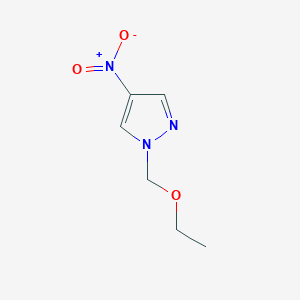 molecular formula C6H9N3O3 B1440990 1-(ethoxymethyl)-4-nitro-1H-pyrazole CAS No. 1306739-07-0