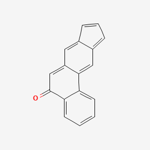 molecular formula C17H10O B14409922 5H-Cyclopenta(b)phenanthren-5-one CAS No. 80692-95-1