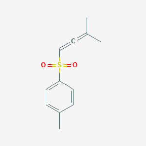 molecular formula C12H14O2S B14409926 Benzene, 1-methyl-4-[(3-methyl-1,2-butadienyl)sulfonyl]- CAS No. 82352-39-4