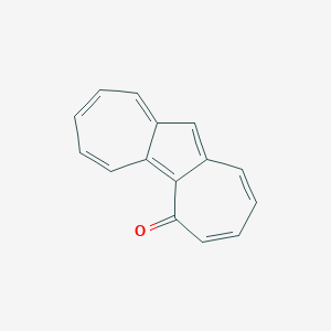 molecular formula C15H10O B14409944 5H-Cyclohepta[A]azulen-5-one CAS No. 85239-12-9