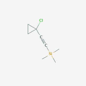 [(1-Chlorocyclopropyl)ethynyl](trimethyl)silane