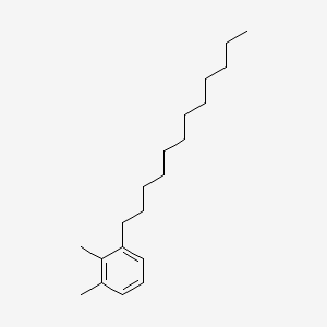 molecular formula C20H34 B14409968 Benzene, dodecyldimethyl- CAS No. 66697-27-6