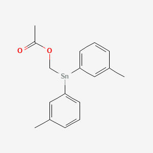 molecular formula C17H19O2Sn B14409972 CID 71417989 