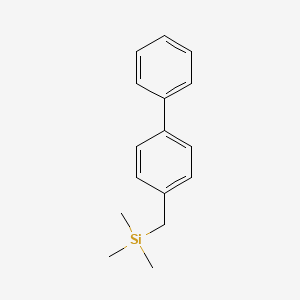 [([1,1'-Biphenyl]-4-yl)methyl](trimethyl)silane