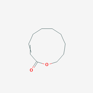 molecular formula C10H16O2 B14409991 1-Oxacycloundec-3-en-2-one CAS No. 83637-47-2