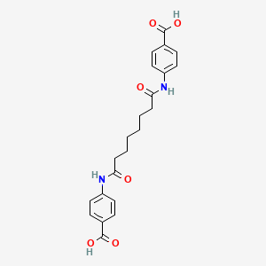 4-[[8-(4-Carboxyanilino)-8-oxooctanoyl]amino]benzoic acid