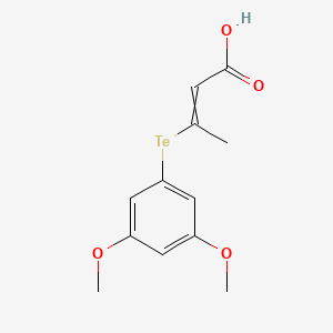 molecular formula C12H14O4Te B14410029 3-[(3,5-Dimethoxyphenyl)tellanyl]but-2-enoic acid CAS No. 84144-30-9