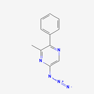 5-Azido-3-methyl-2-phenylpyrazine