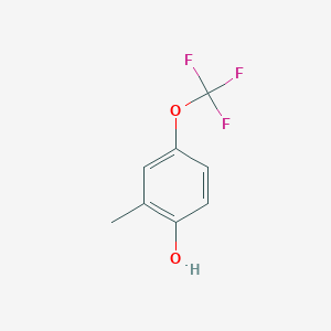 molecular formula C8H7F3O2 B144101 2-甲基-4-(三氟甲氧基)苯酚 CAS No. 129676-67-1