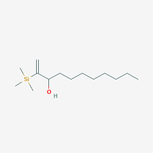 molecular formula C14H30OSi B14410117 2-(Trimethylsilyl)undec-1-EN-3-OL CAS No. 86997-34-4