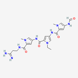 molecular formula C23H29N9O4 B14410135 2-Homodistamycin A CAS No. 85407-00-7