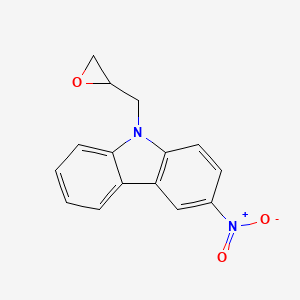 3-Nitro-9-[(oxiran-2-YL)methyl]-9H-carbazole