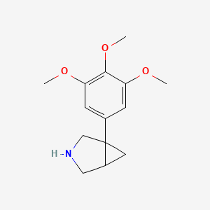 1-(3,4,5-Trimethoxyphenyl)-3-azabicyclo[3.1.0]hexane