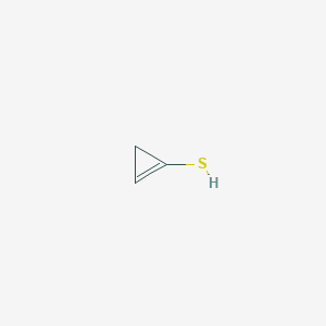 molecular formula C3H4S B14410167 Cycloprop-1-ene-1-thiol CAS No. 81788-90-1