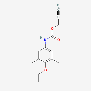 molecular formula C14H17NO3 B14410176 Prop-2-yn-1-yl (4-ethoxy-3,5-dimethylphenyl)carbamate CAS No. 84971-11-9