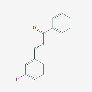 molecular formula C15H11IO B14410184 3-(3-Iodophenyl)-1-phenylprop-2-en-1-one CAS No. 80824-85-7