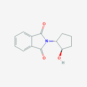 molecular formula C13H13NO3 B144102 2-[(1R,2R)-2-Hydroxycyclopentyl]-isoindole-1,3-dione CAS No. 1360145-97-6
