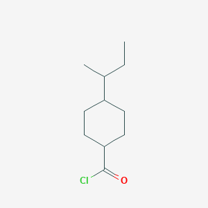 molecular formula C11H19ClO B14410288 4-(Butan-2-yl)cyclohexane-1-carbonyl chloride CAS No. 84855-56-1