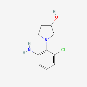 molecular formula C10H13ClN2O B1441030 1-(2-氨基-6-氯苯基)-3-吡咯烷醇 CAS No. 1220037-83-1