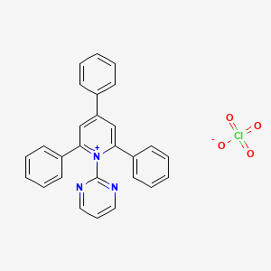 2,4,6-Triphenyl-1-(pyrimidin-2-yl)pyridin-1-ium perchlorate