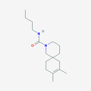 N-Butyl-8,9-dimethyl-2-azaspiro[5.5]undec-8-ene-2-carboxamide