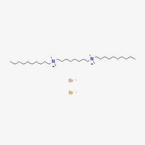 N~1~,N~8~-Didecyl-N~1~,N~1~,N~8~,N~8~-tetramethyloctane-1,8-bis(aminium) dibromide