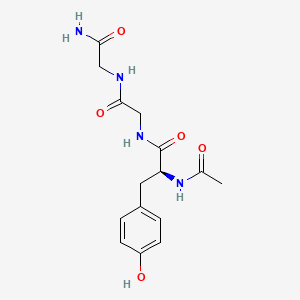 Glycinamide, N-acetyl-L-tyrosylglycyl-